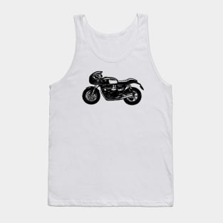 Thruxton TFC Cafe Racer Sketch Art Tank Top